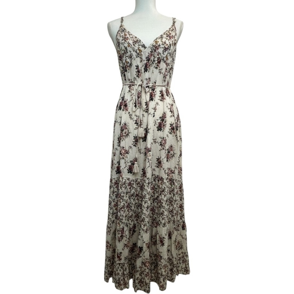 Lovestitch Floral Tiered Maxi Dress Boho festival oversized one size